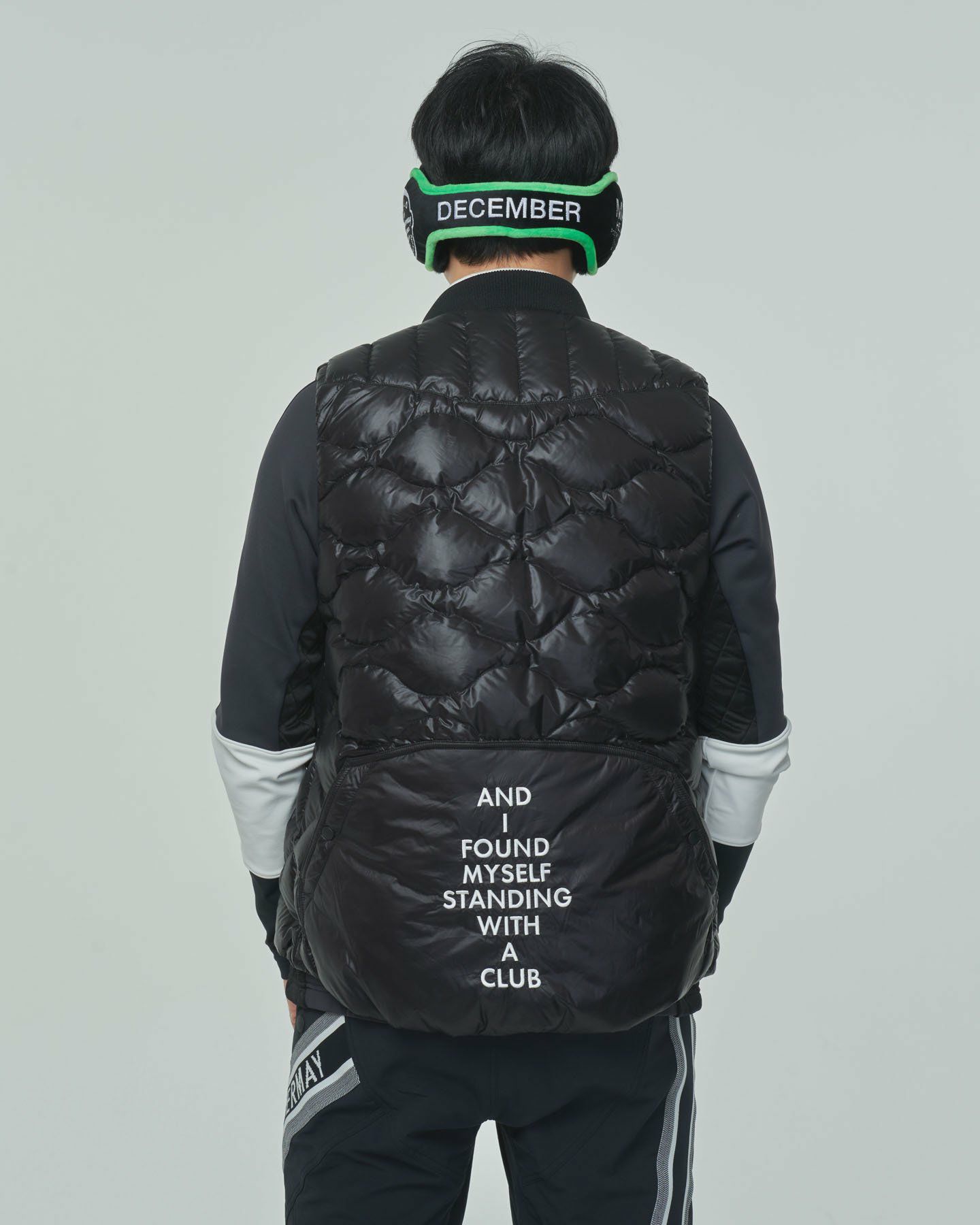 Color scheme quilting down vest / MAN | DECEMBERMAY