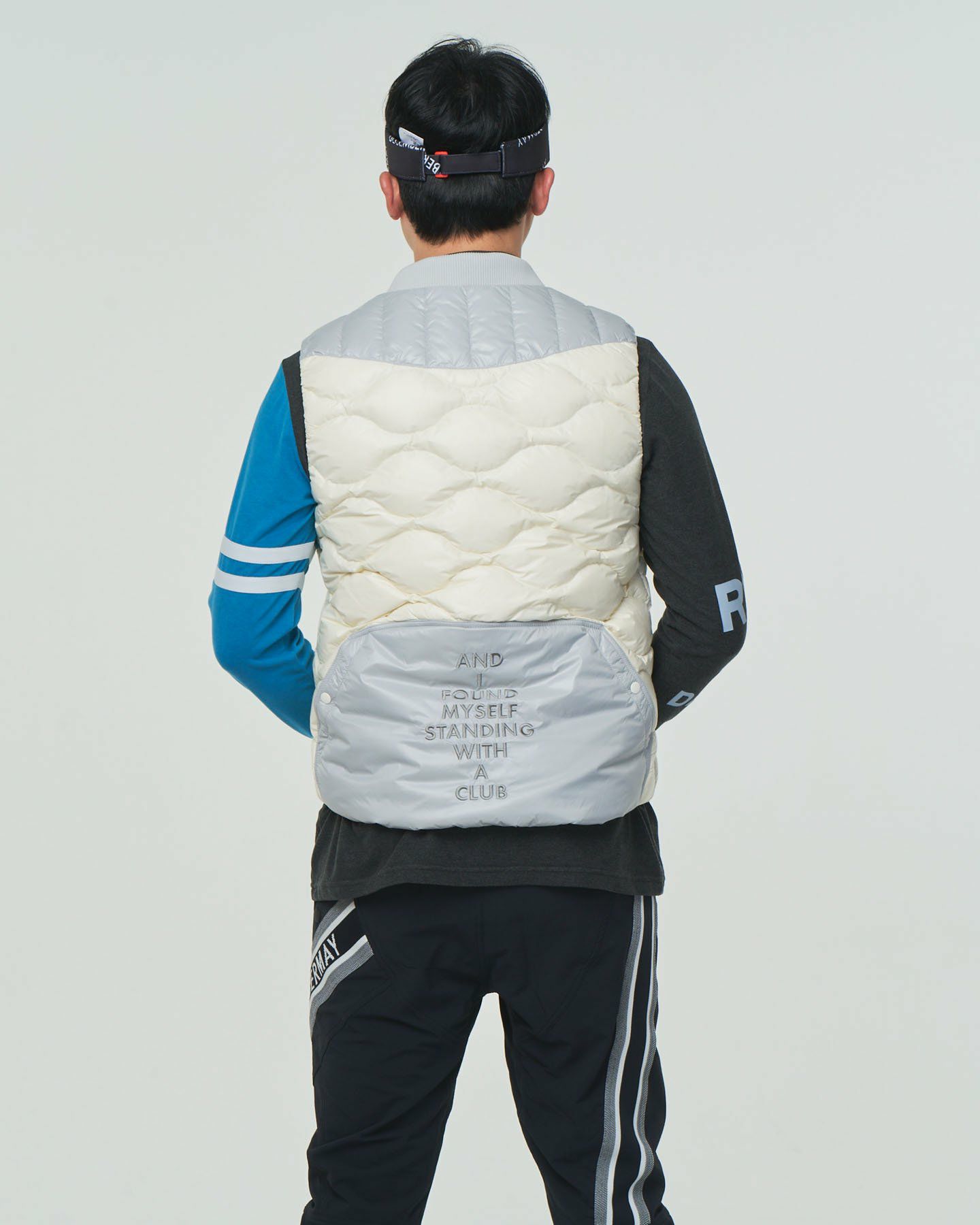 Color scheme quilting down vest / MAN | DECEMBERMAY