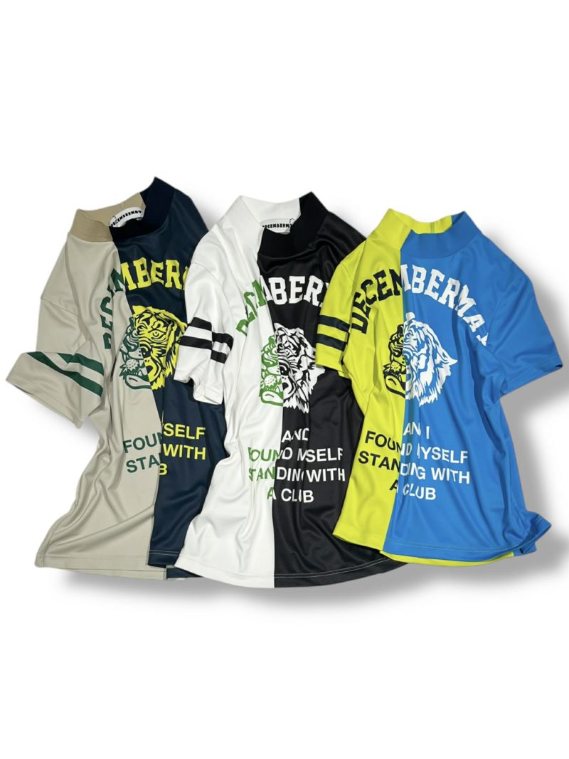気質アップ mock bicolor tiger Lovers neck DECEMBERMAY | MEN shirt/ メンズウェア
