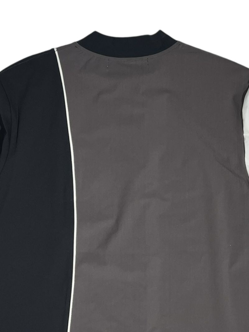ウェア som Bi-color logo mock neck half sleeve shirt/ WOMEN | DECEMBERMAY
