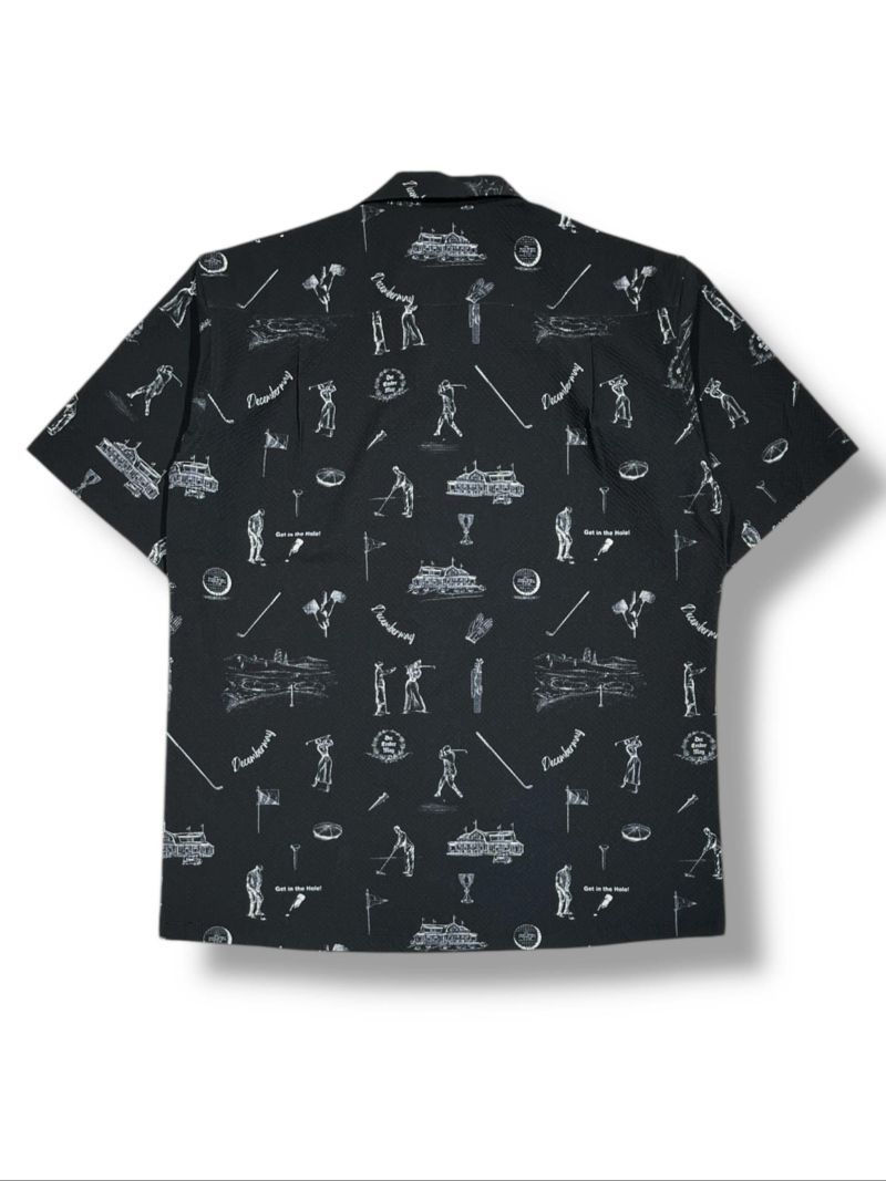 Vintagegolf seersucker shirt/ MEN | DECEMBERMAY