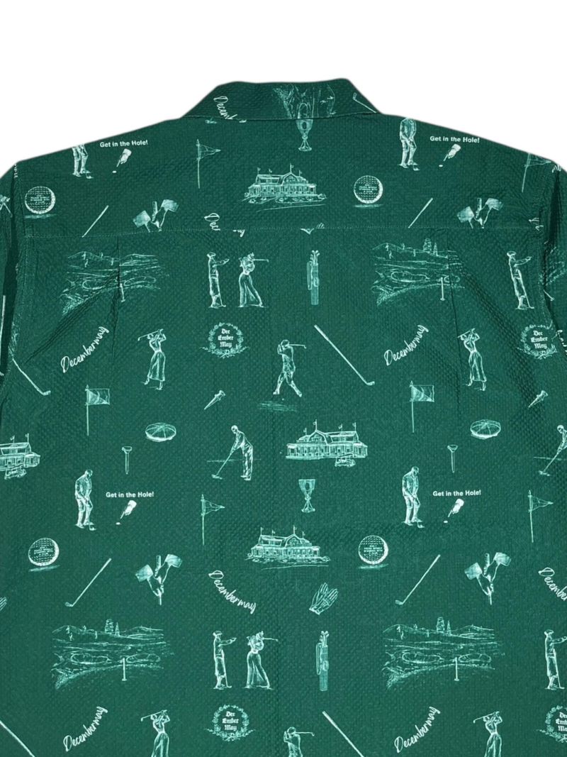 Vintagegolf seersucker shirt/ MEN | DECEMBERMAY