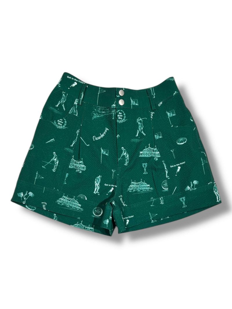 Vintagegolf seersucker shorts/ WOMAN | DECEMBERMAY