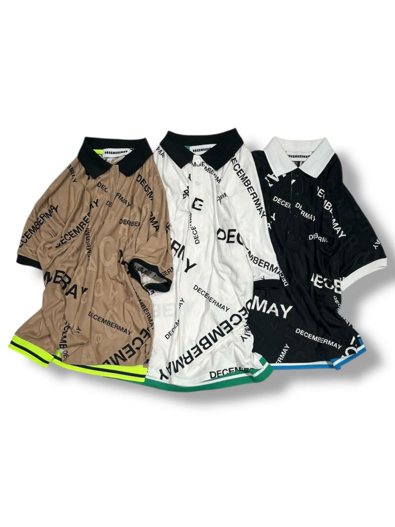 Pile jacquard dolman sleeve polo / MEN | DECEMBERMAY