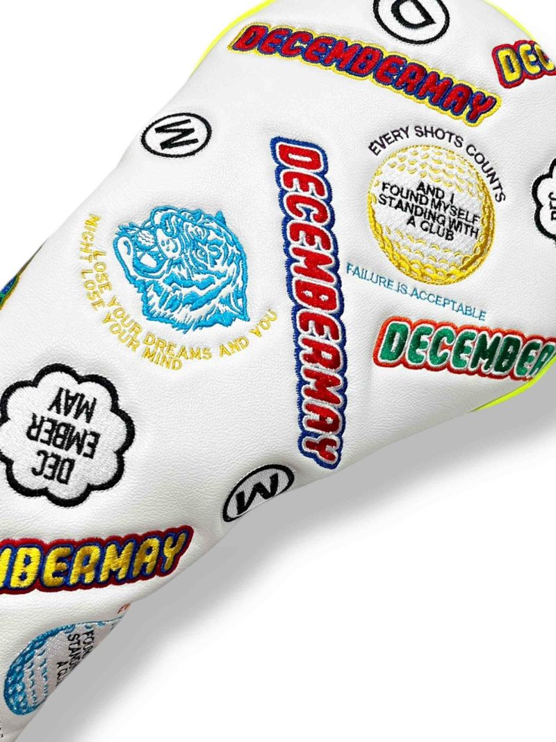 Embroidery head cover for driver | DECEMBERMAY