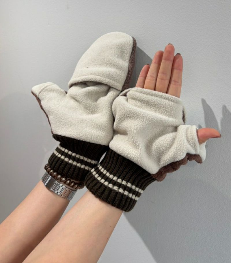 Open mitten gloves / UNISEX | DECEMBERMAY