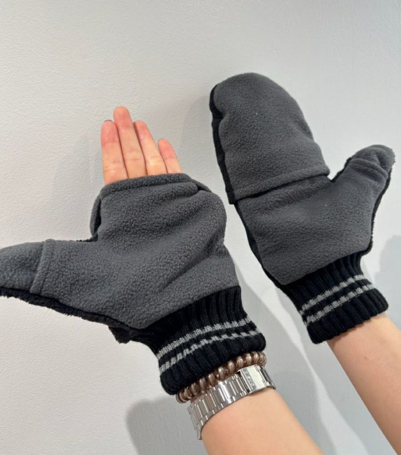 Open mitten gloves / UNISEX | DECEMBERMAY